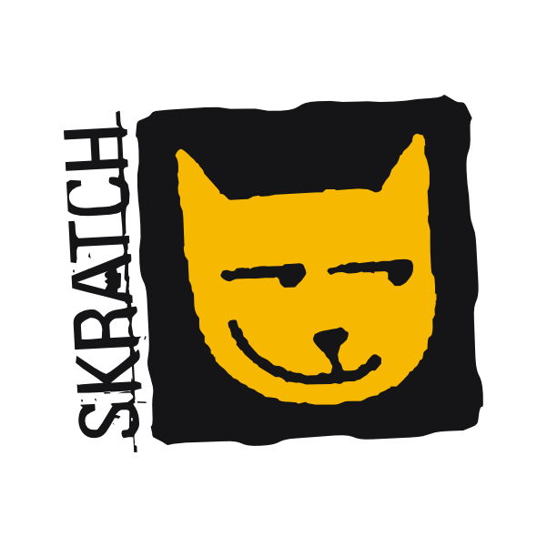 orange cat illustration looking sideways