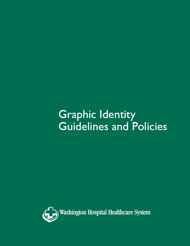 graphic identity guidelines for washington hospital