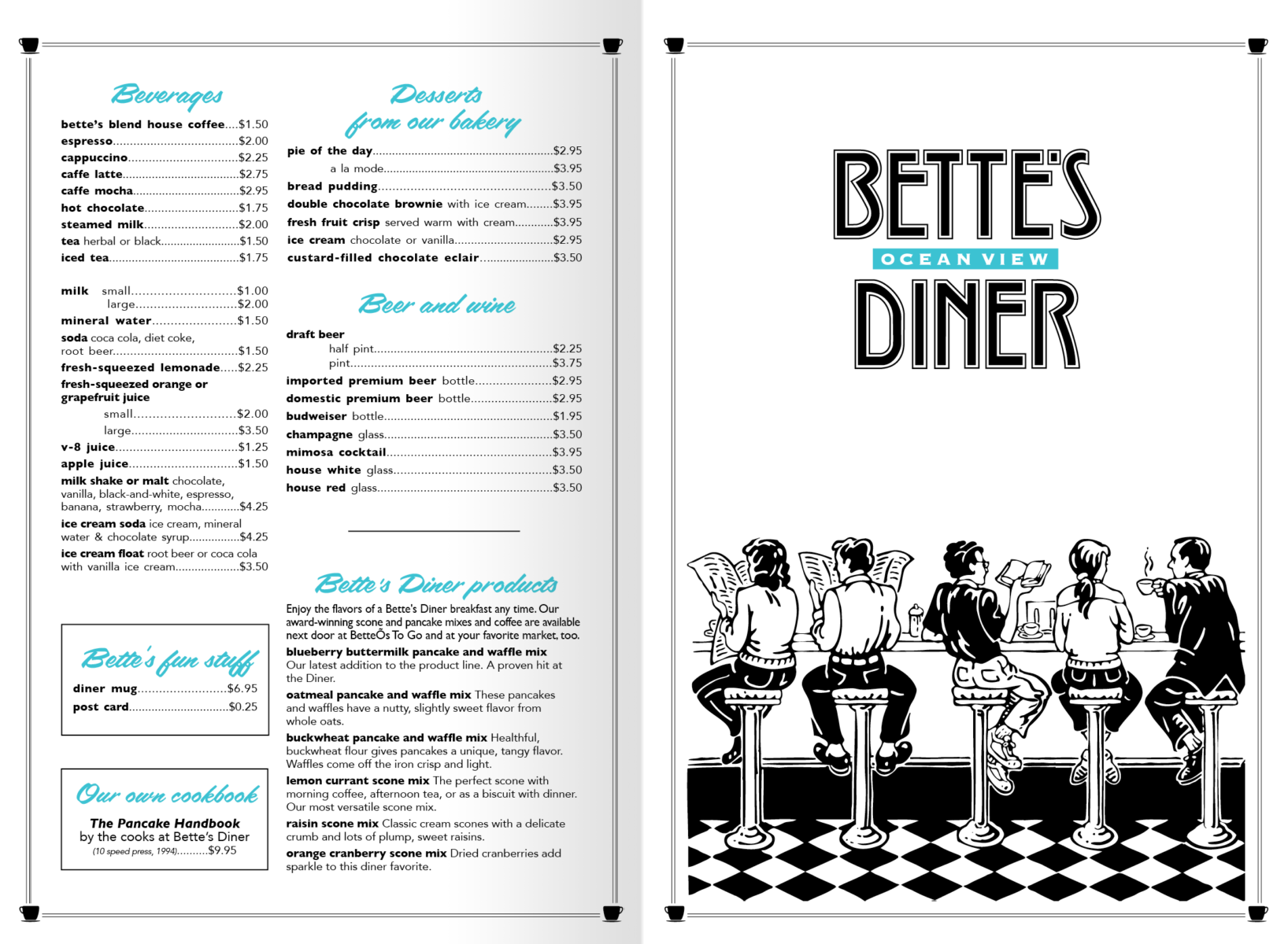 menu design graphic design