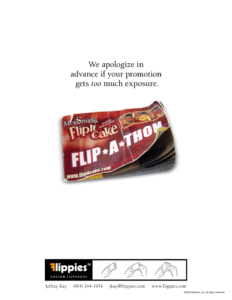 print ad - flippies custom flipbooks