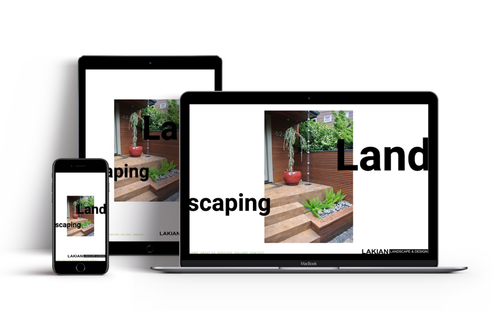 Landscaping Website Design in San Francisco