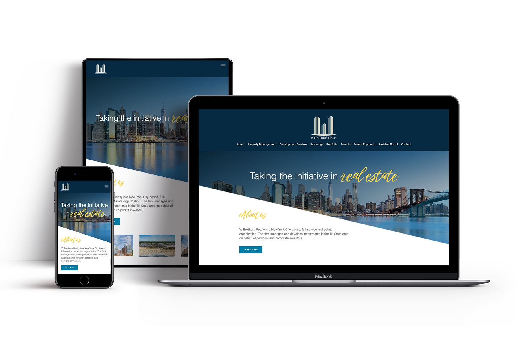 Real Estate Website Design for W Brothers Realty